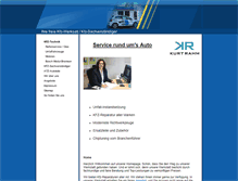 Tablet Screenshot of kfz-sachverstaendiger-rahm.de